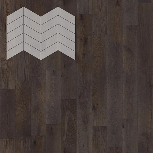 ДУБ РУСТИК ГРОТ 60° ИНЖЕНЕРНАЯ ДОСКА LAB ARTE ФРАНЦУЗСКАЯ ЁЛКА CHEVRON для пола